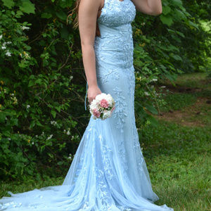 Lace mermaid gown